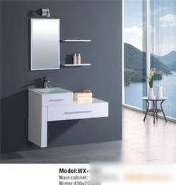 廠家直銷各款精美浴室柜，wx-1001展現衛浴空間簡約現代風